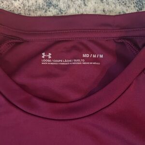 Men’s Under Armour Burgundy Performance Tee